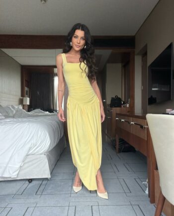 VESTIDO GLÓRIA MANTEIGA